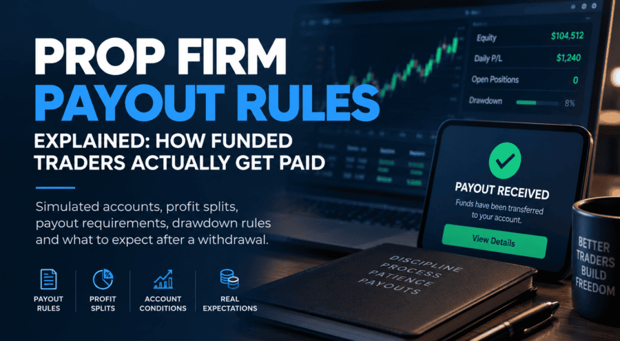 Prop Firm Payout Rules Explained: How Funded Traders Actually Get Paid